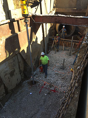 c-3 piling installation