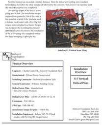 Case Study Installing Helical Piers 2