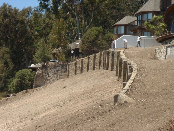 Finished Retaining Wall